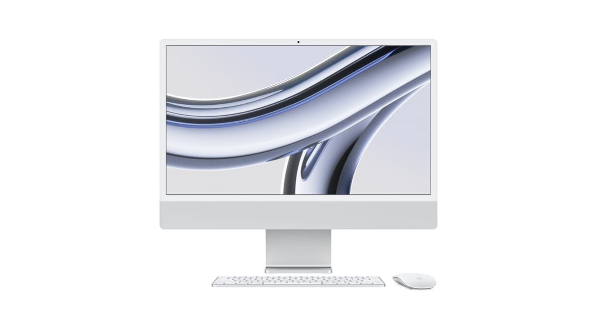 iMac 24 inch, silver