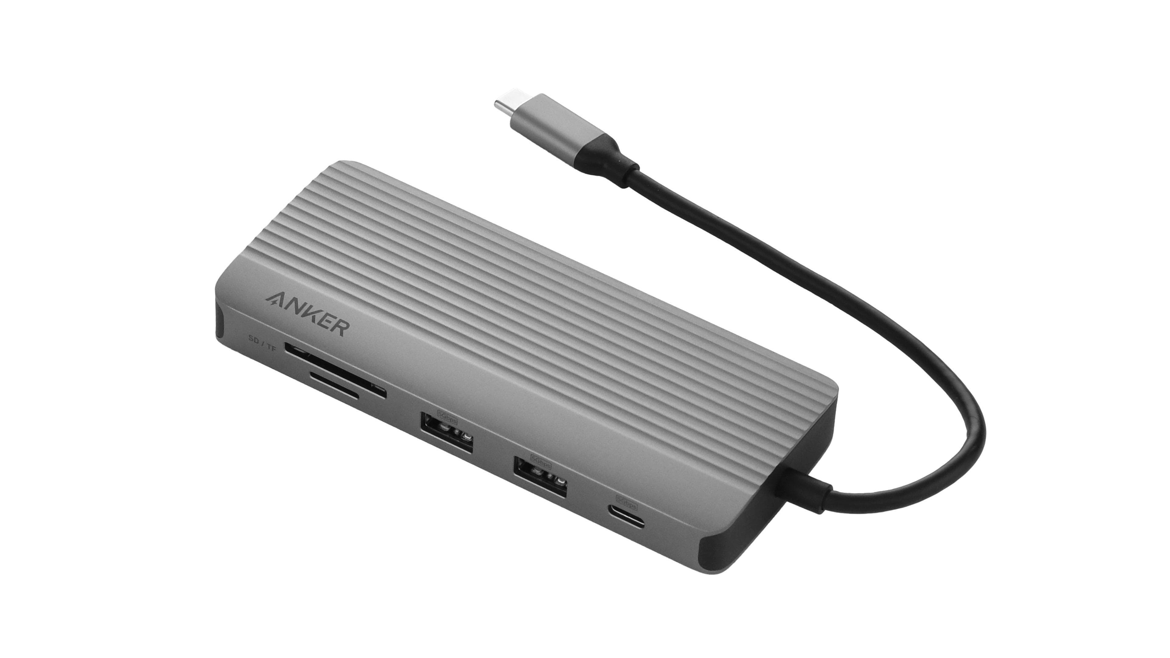 Anker USB-C Hub, gray
